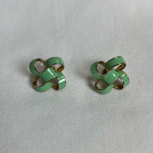 Francesca's Collections Jewelry - 🔥 3/$15 Light Green/Gold Braided Earrings Francesca's Collections Jewelry - 🔥 3/$15 Light Green/Gold Braided Earrings